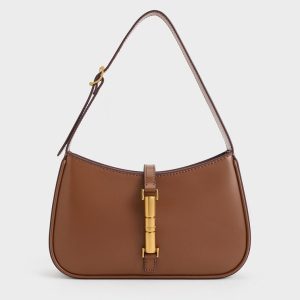 Cesia Metallic Accent Shoulder Bag