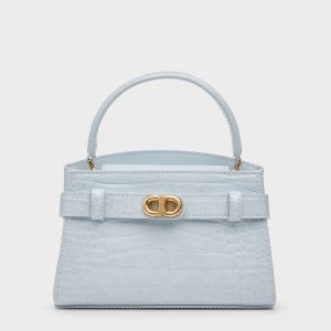 Aubrielle Croc-Effect Top Handle Bag