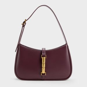 Cesia Metallic Accent Shoulder Bag