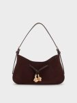 Mila Recycled Suede Shoulder Bag