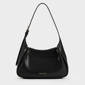 Clarice Pleated Shoulder Bag