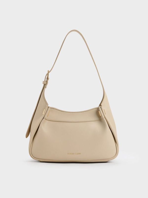 Clarice Pleated Shoulder Bag