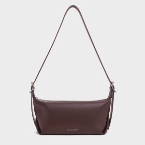 Larsen Buckle-Strap Slouchy Shoulder Bag