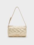 Janie Metallic Quilted Shoulder Bag