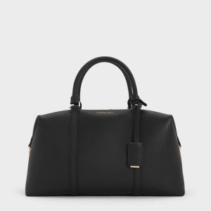 Chance Recycled Leather Bowling Bag