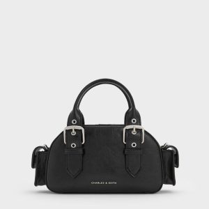 Blaise Buckle-Strap Side-Pocket Bowling Bag