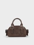 Blaise Buckle-Strap Side-Pocket Bowling Bag