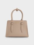 Allyn Structured Trapeze Tote Bag
