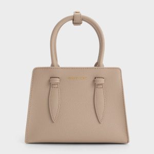 Allyn Structured Trapeze Tote Bag