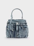 Arita Denim Jeans Top Handle Bag
