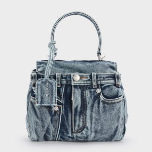 Arita Denim Jeans Top Handle Bag
