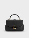 Gabine Leather Top Handle Bag