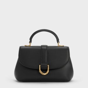 Gabine Leather Top Handle Bag