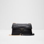 Largesoftpuff Women's Black Cross Body