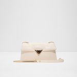 Largesoftpuff Women's Beige Cross Body